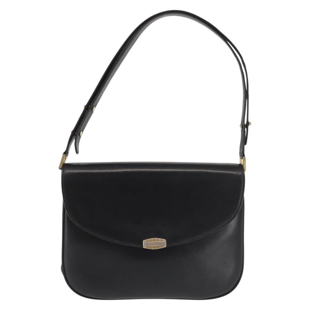 Bally Leather Shoulder Bag Black